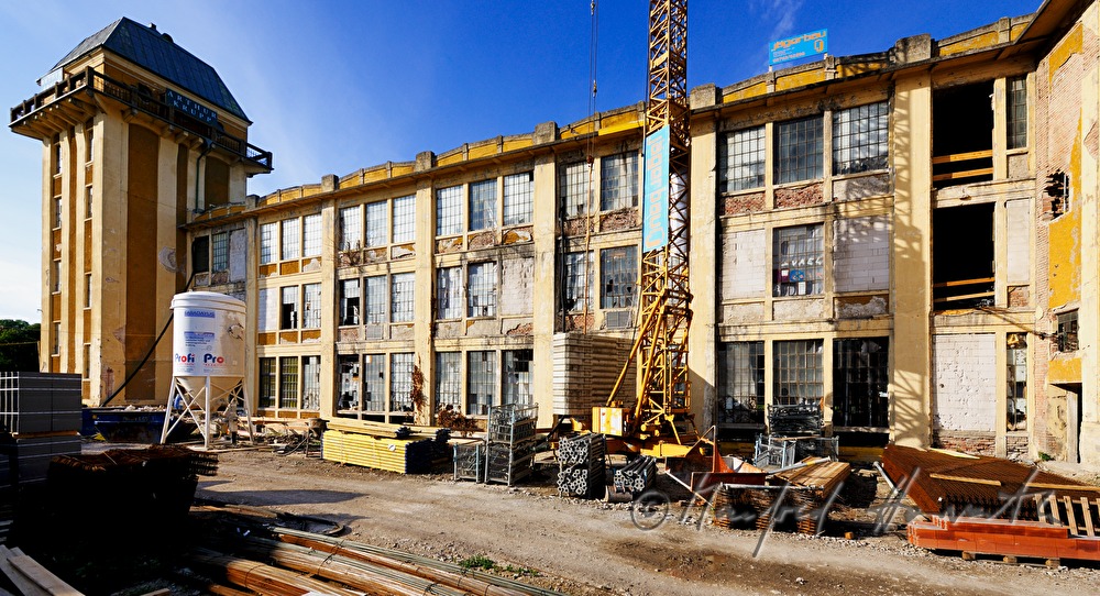 the industrial monument of the former cotton spinning factory