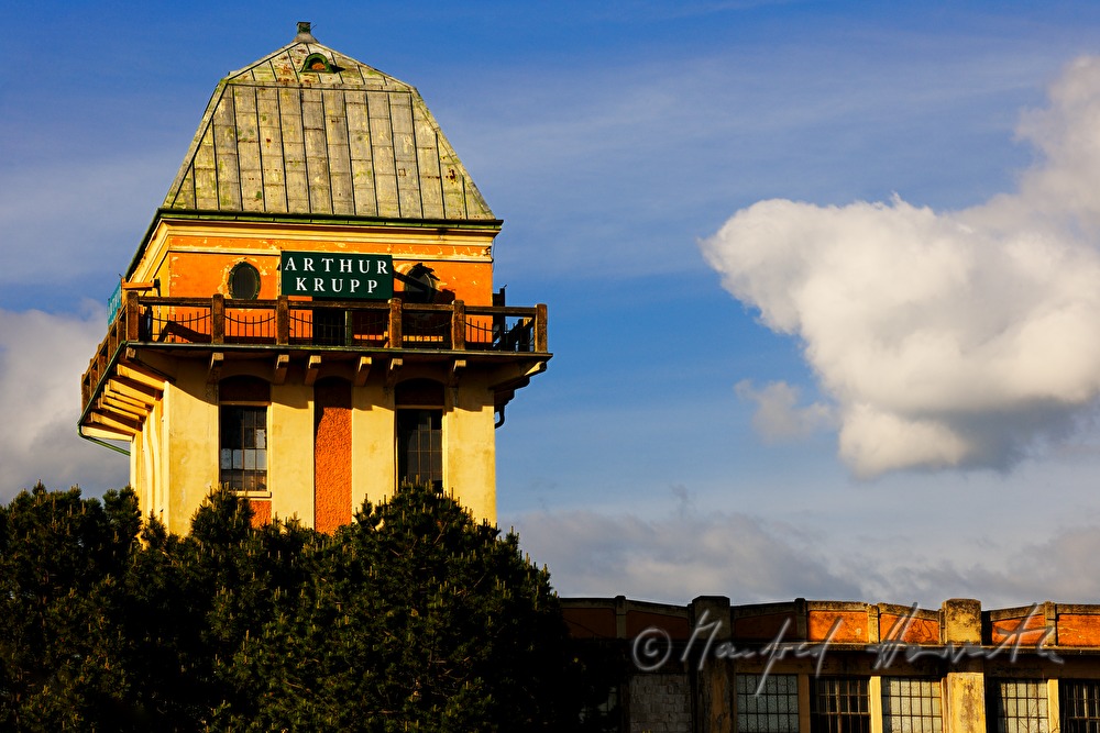 the industrial monument of the former cotton spinning factory
