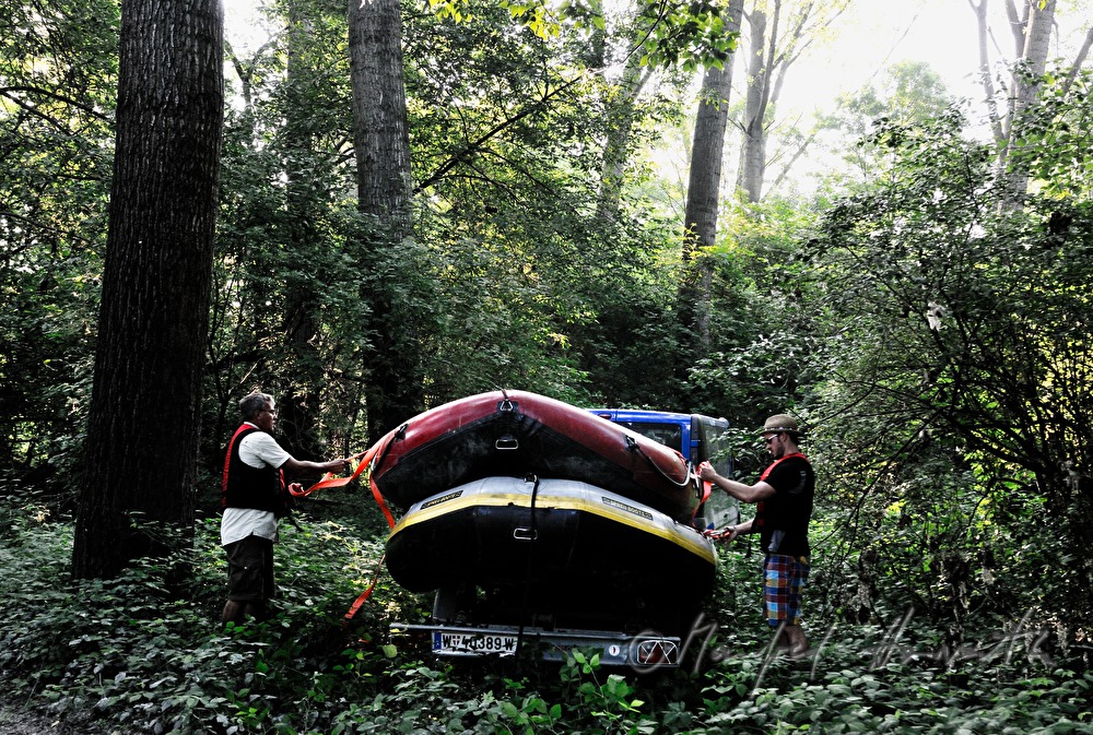 guided rafting tour with rangers from the National Park