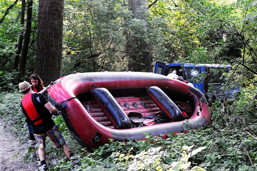 guided rafting tour with rangers from the National Park