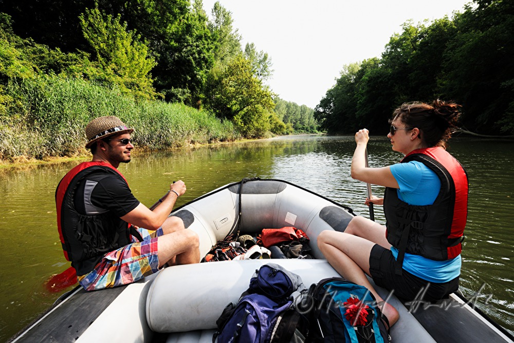 guided rafting tour with rangers from the National Park