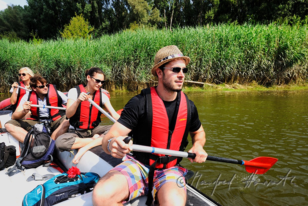 guided rafting tour with rangers from the National Park