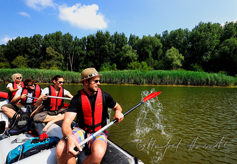 guided rafting tour with rangers from the National Park