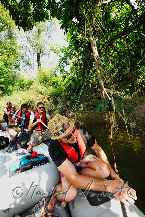 guided rafting tour with rangers from the National Park