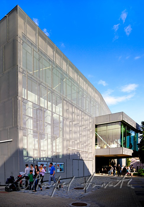 main entrance of the cultural center