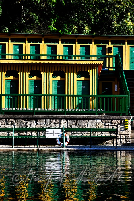 thermal spa with bath house and swimming pool
