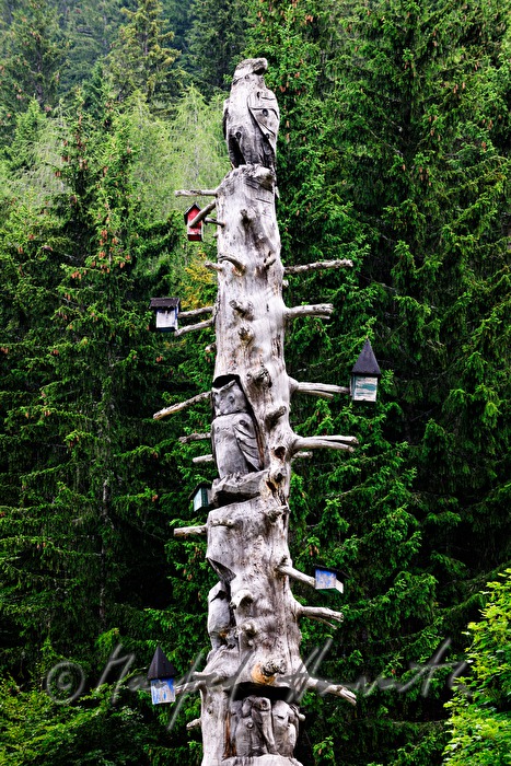 sculpture on the foot of the mountain 