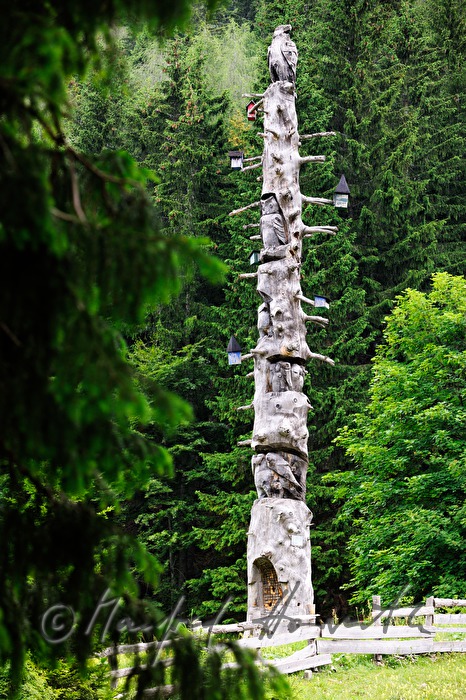 sculpture on the foot of the mountain 