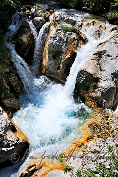 waterfall of the stream 