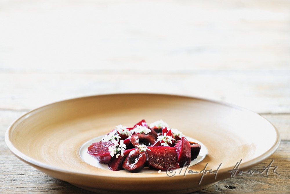cherry dessert from the local cherry region