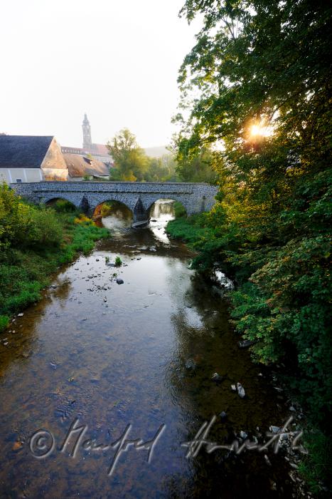 Romanesque stone bridge from the 12th century