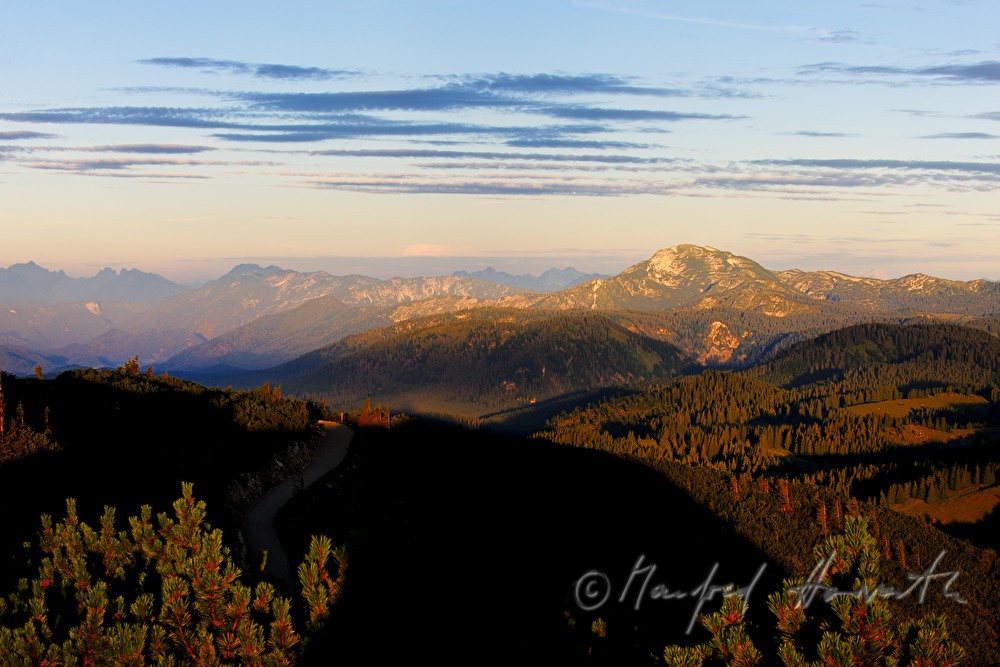 view from the Gemeindealpe (1626 meters)