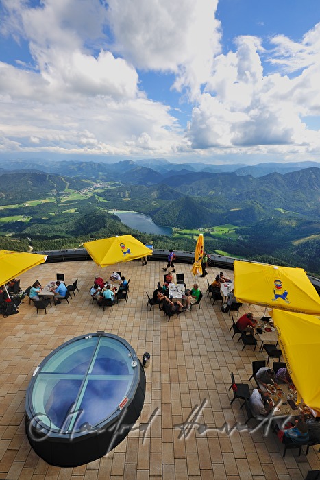 terrace of the the alpine house 