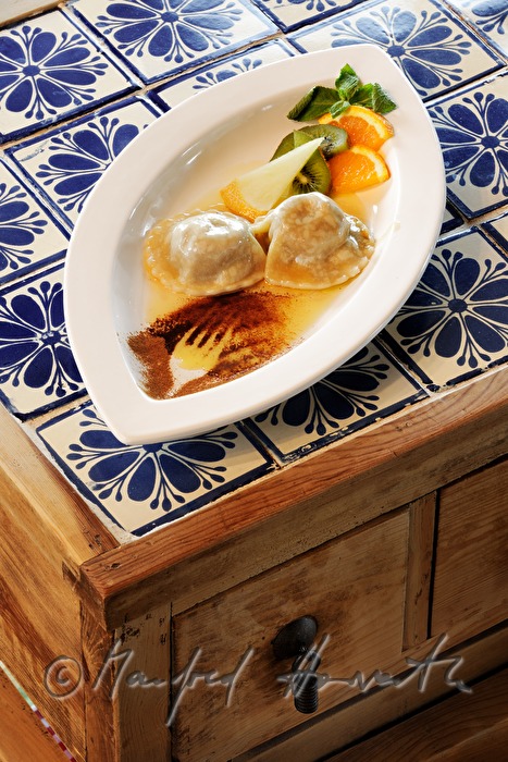 typical Carinthian dessert with honey