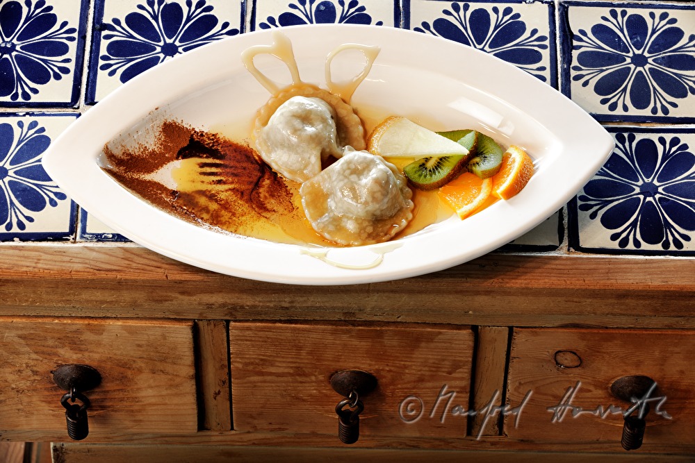 typical Carinthian dessert with honey