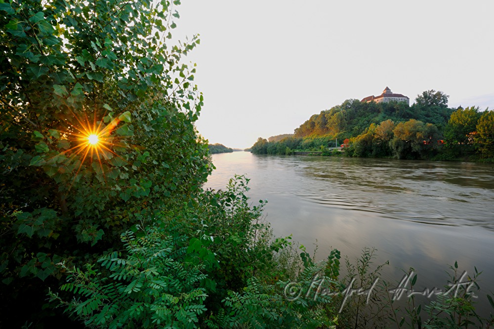 Castle Ehrenhausen on the River Mur