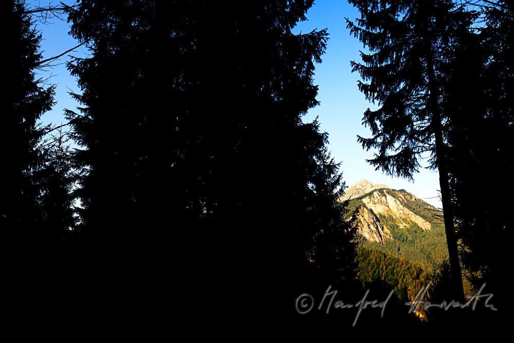 view from the Alpenhotel Gösing to the west
