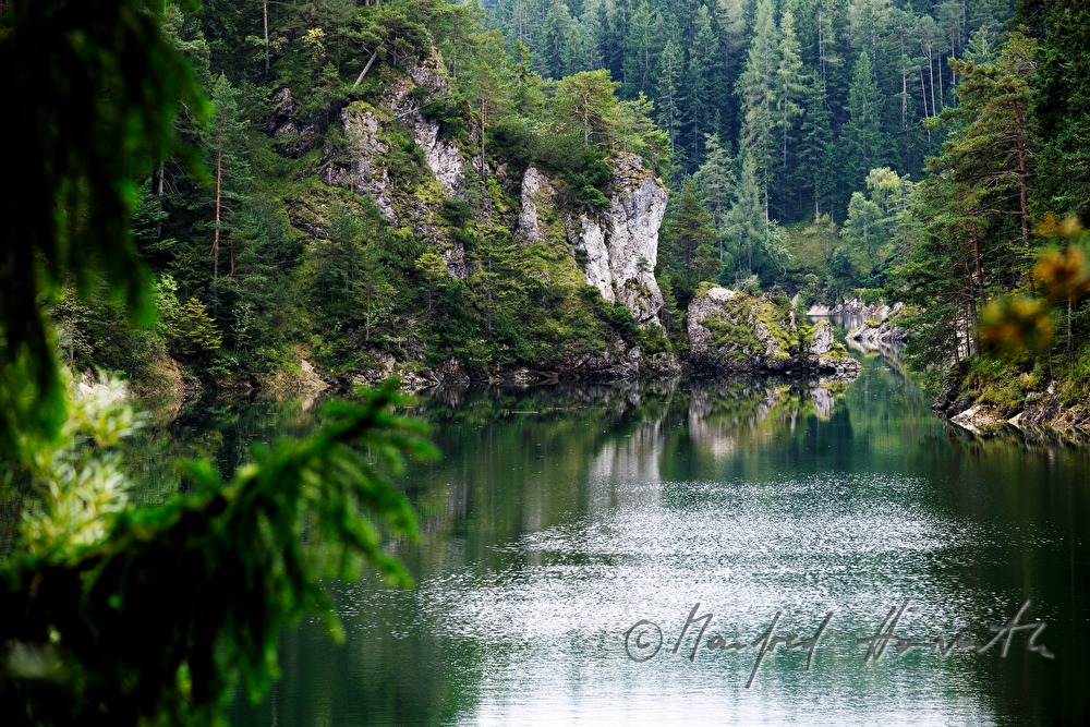 storage lake of the hydroelectric power plant