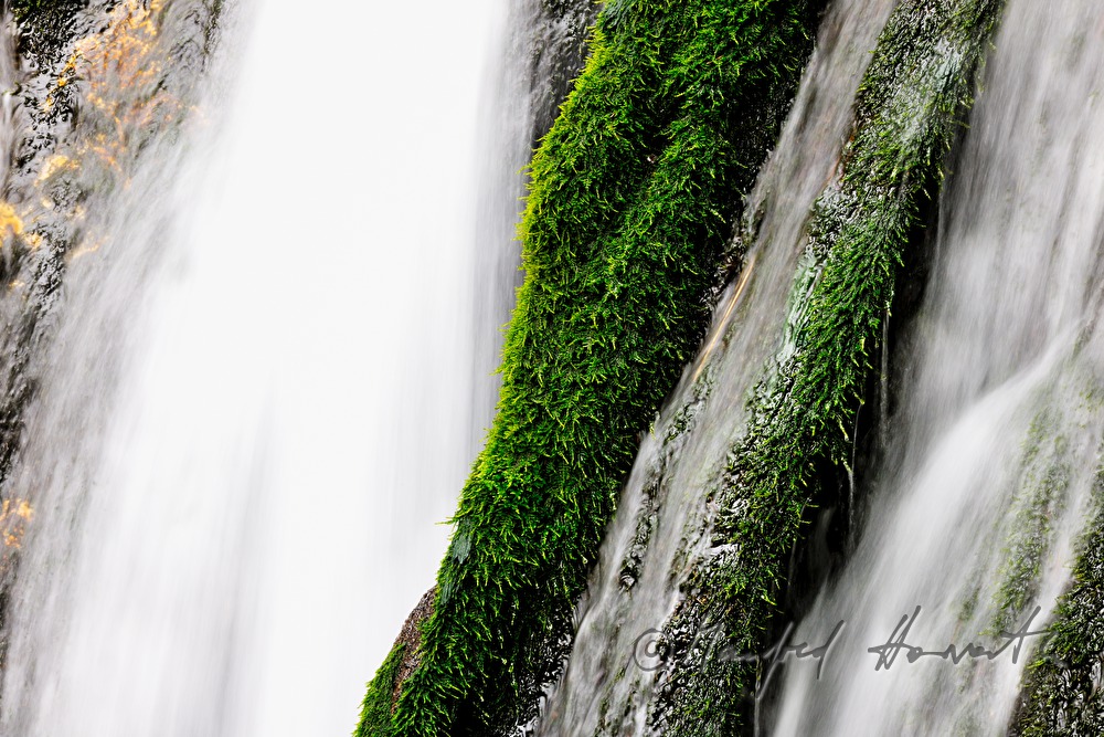 small waterfall near the 