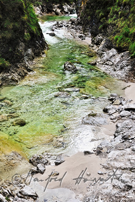 riverbed of the Erlauf in the Hinteren Tormäuer