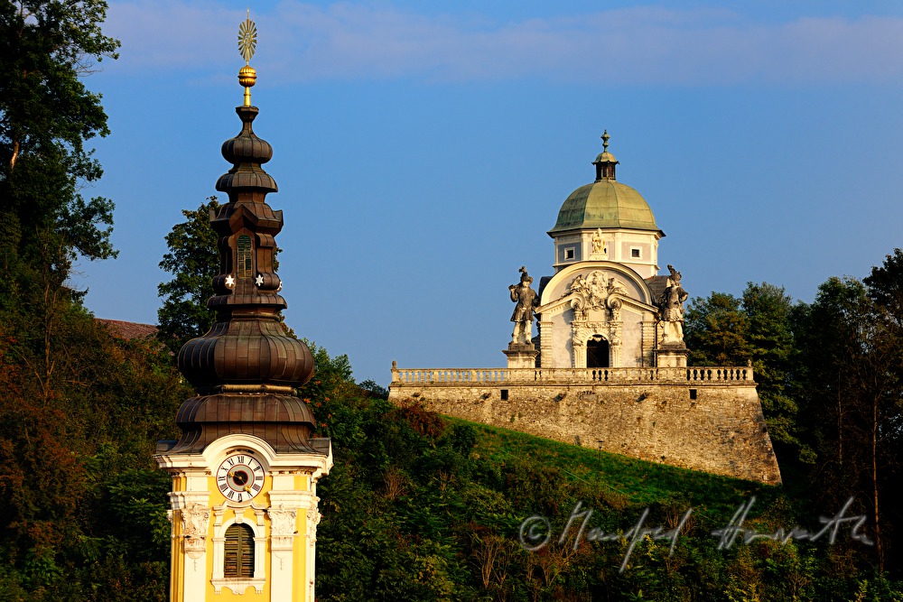 baroque church and mausoleum