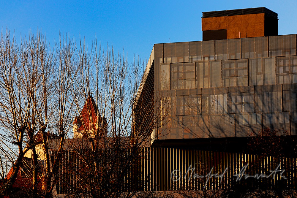 main entrance of the cultural center