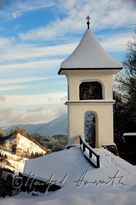 pilgrimage door on top of the mountain 