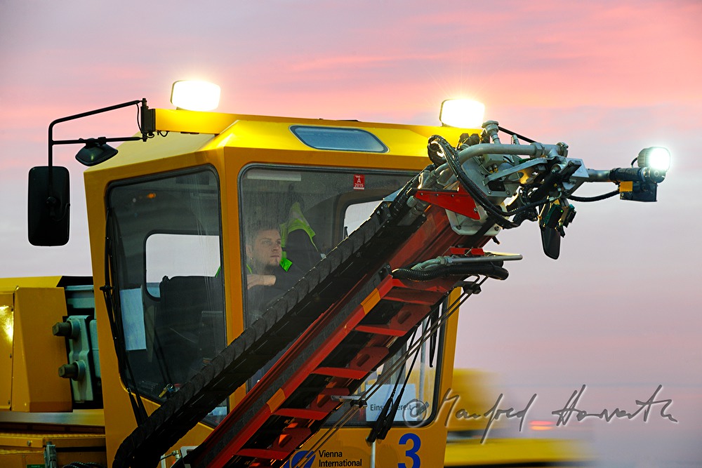 spray nozzle of the deicing machine