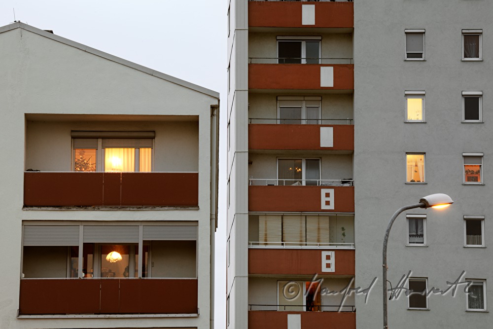 detail of a residential building