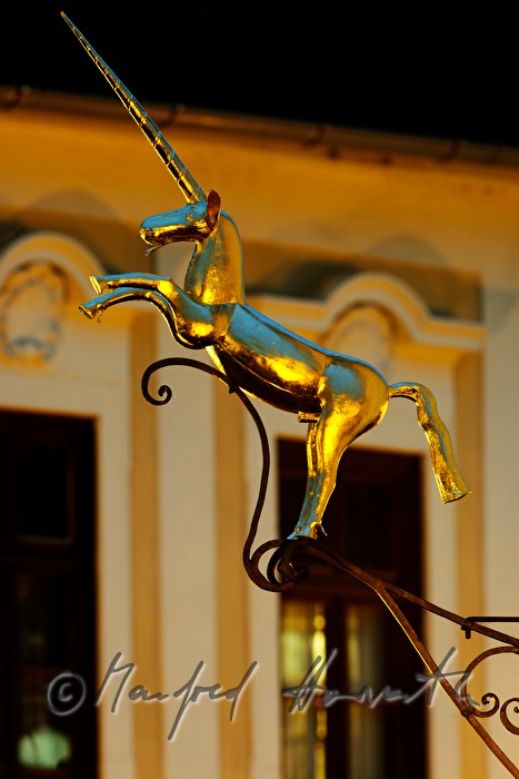 golden guild symbol at a jeweller's house