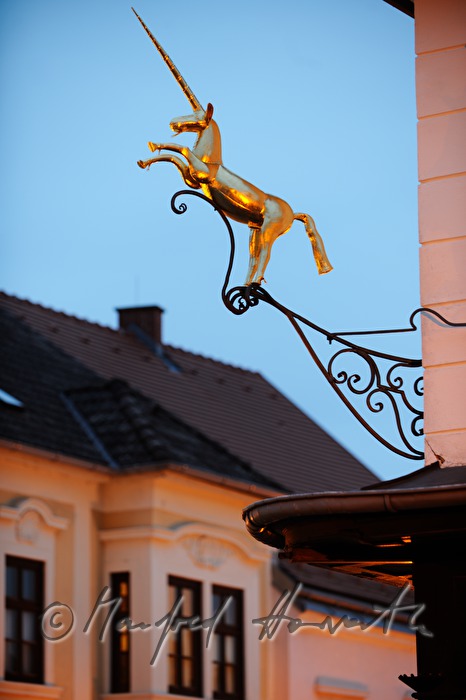 golden guild symbol at a jeweller's house