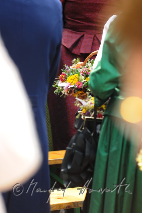 herbs near the altar of the church to be hallowed