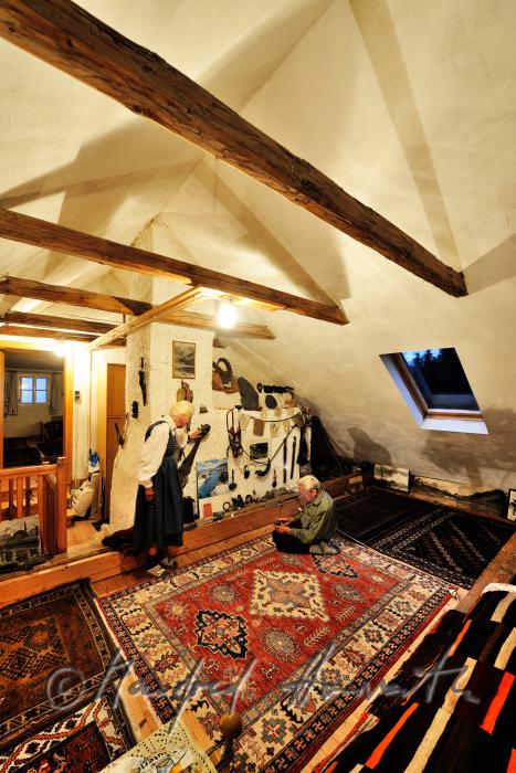 the Fuchs family in their living room
