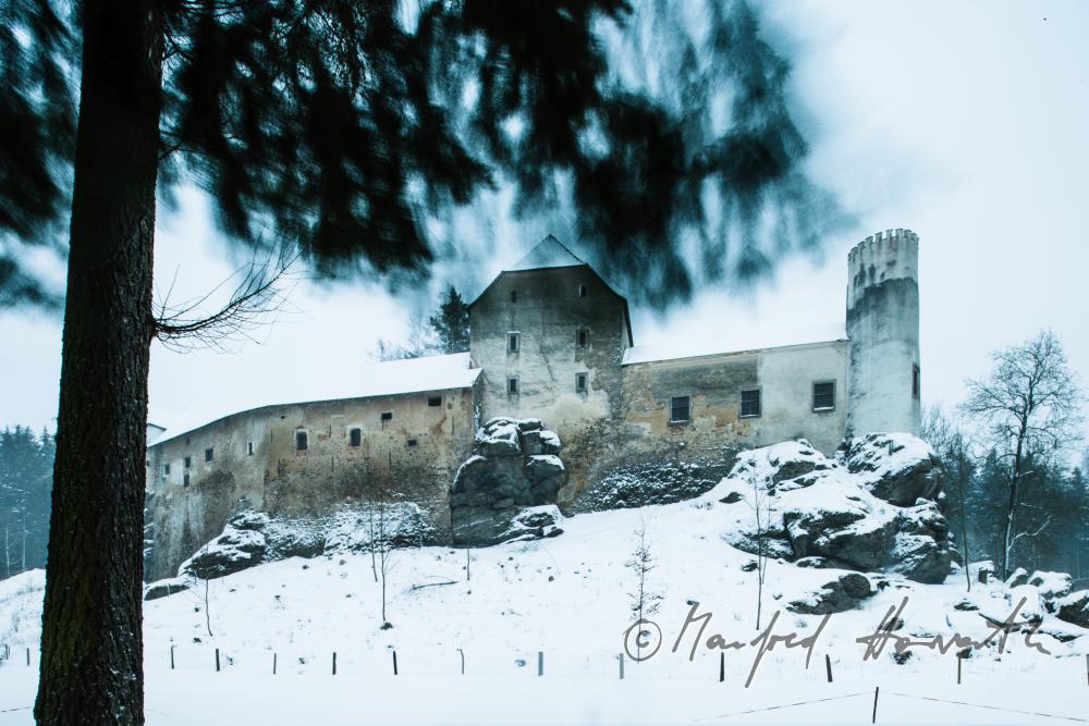 Castle Waldenfels built on solid granite