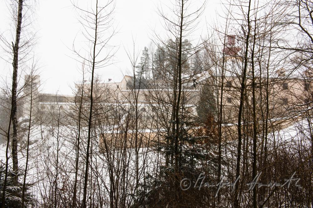 Castle Waldenfels built on solid granite