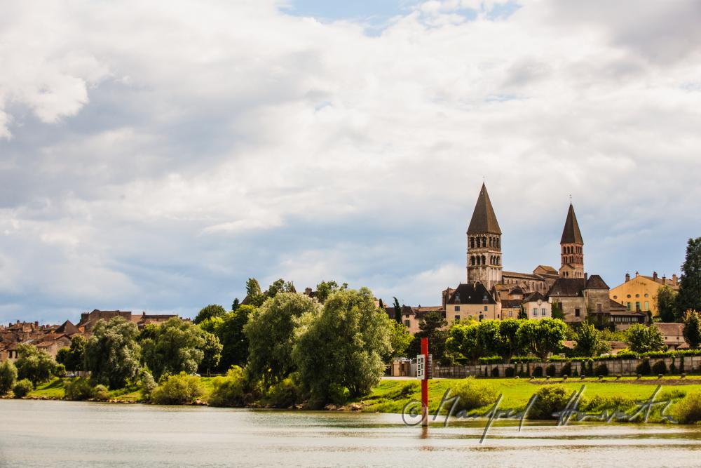 Romanesque Abbey Saint-Philibert and park