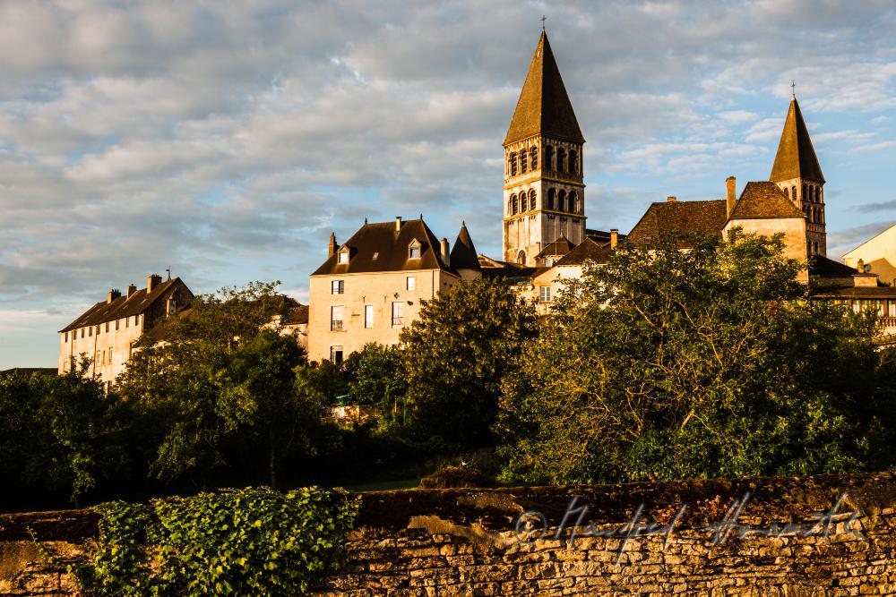 Romanesque Abbey Saint-Philibert and park