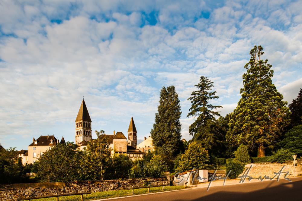 Romanesque Abbey Saint-Philibert and park