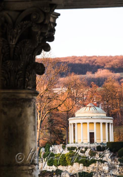columns of the portico and the Leopoldinentempel