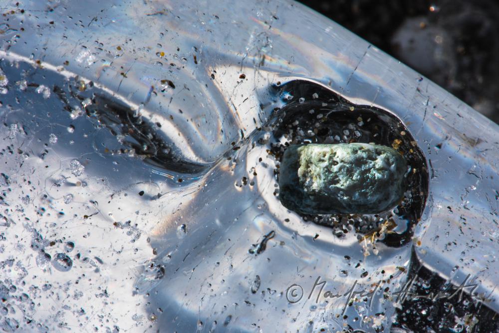 naturally formed ice sculpture