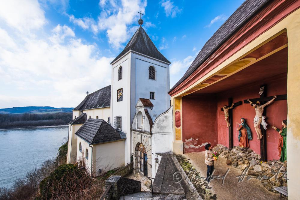 Servite Monastery (founded 1666) and calvary