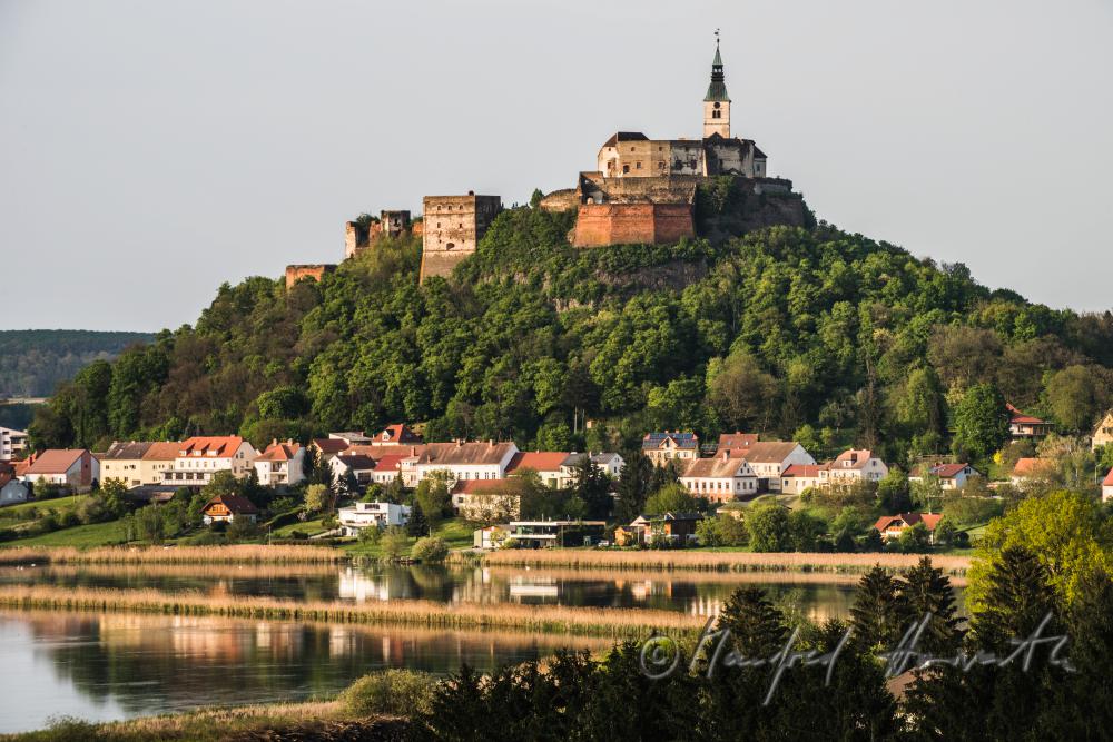Castle Güssing and the town of Güssing