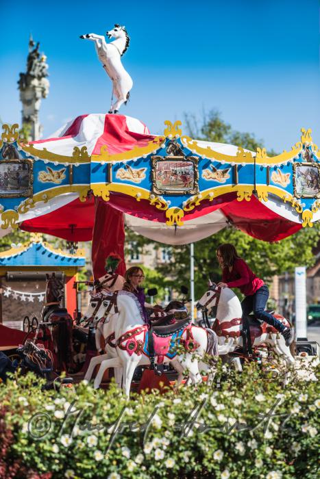 merry-go-around on the main square