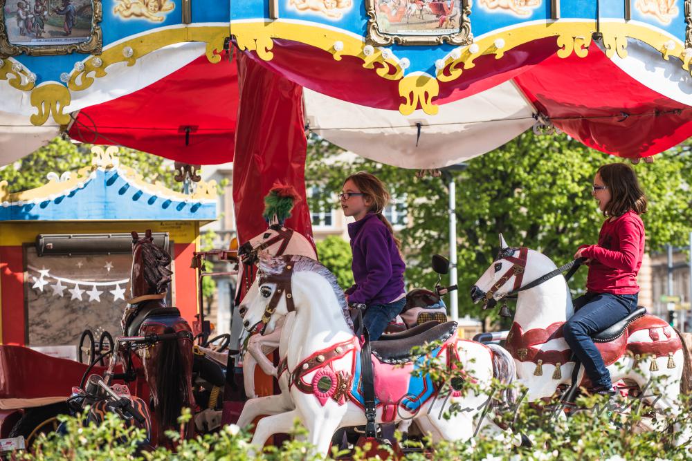 merry-go-around on the main square