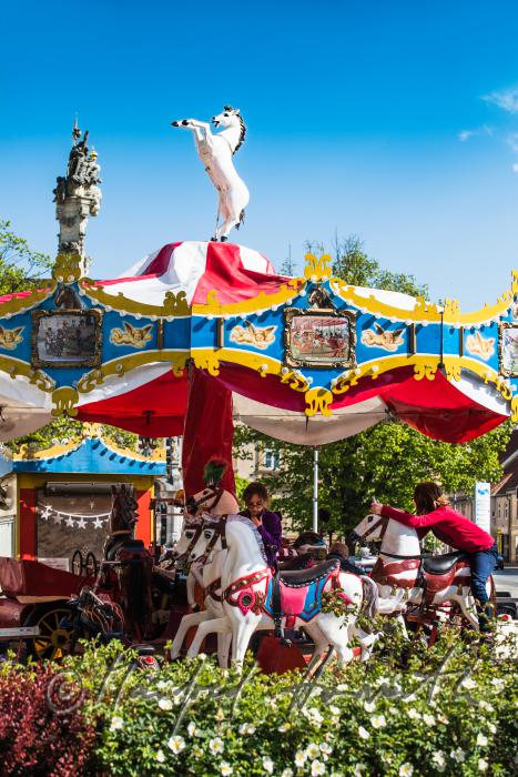 merry-go-around on the main square
