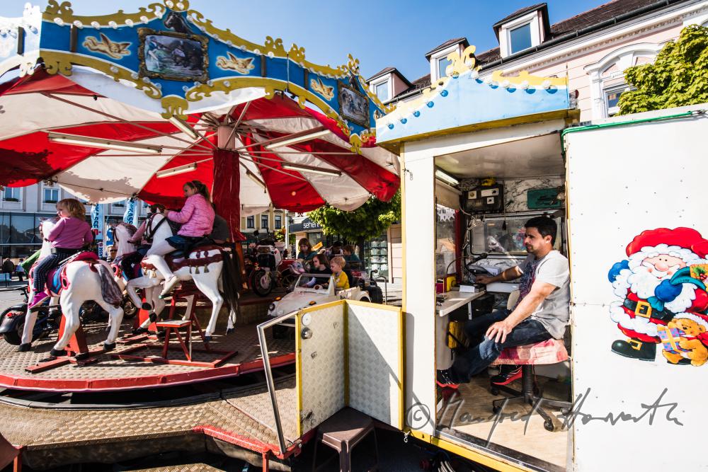 merry-go-around on the main square