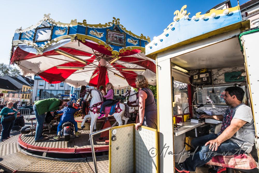 merry-go-around on the main square