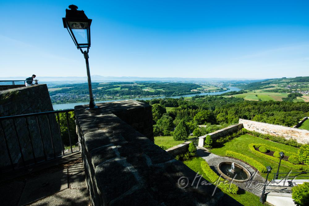 view from the pilgrimage church to the Alps