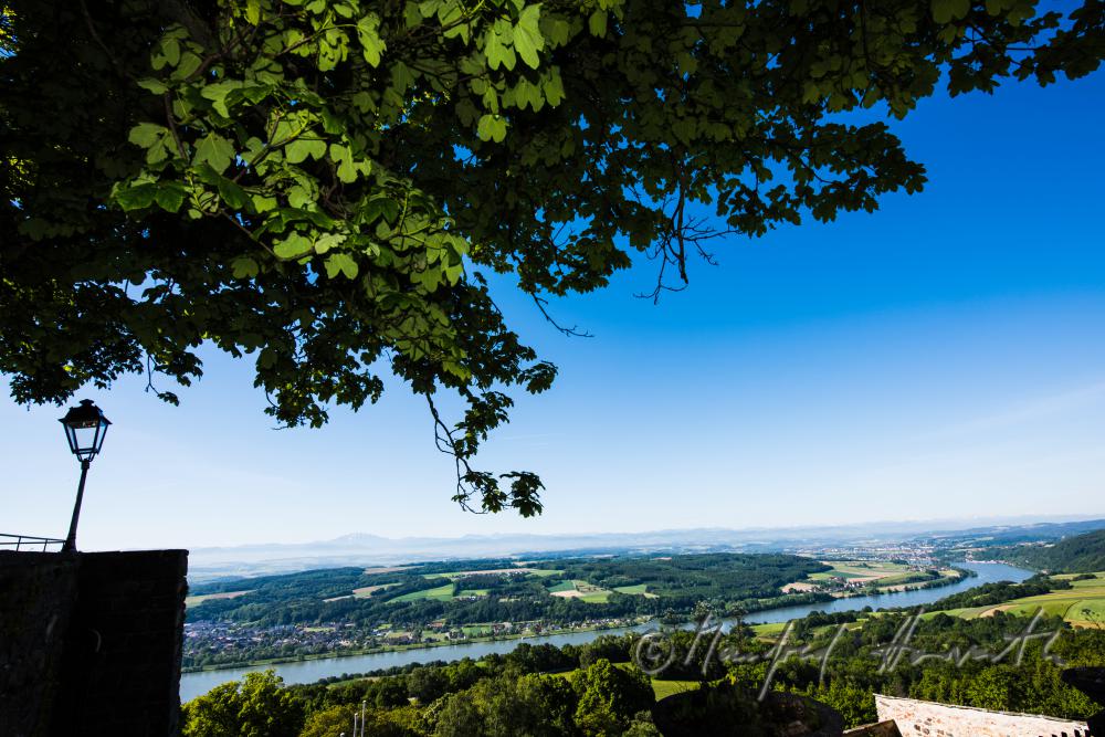 view from the pilgrimage church to the Alps