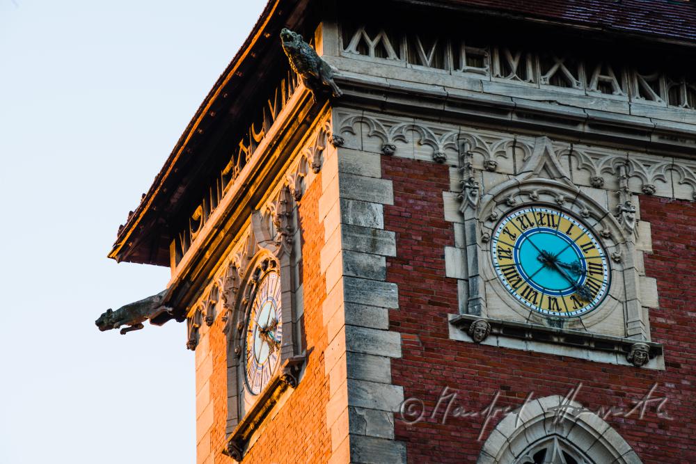 steeple of the church 